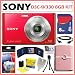 Sony DSC-W330 14.1MP Digital Camera with 4x Wide Angle Zoom with Digital Steady Shot Image Stabilization and 3.0 inch LCD in Red + 8GB Deluxe Accessory Kit