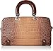 MG Collection Vintage Style Crocodile Tote Framed Bag