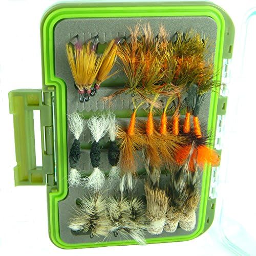 Fly Fishing Flies, Steelhead Assortment #3 With Fly Box