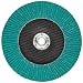 3M Flap Disc 577F, T27, Alumina Zirconia, Dry/Wet, 7" Diameter, 40 Grit, 5/8"-11 Thread Size (Pack of 1)
