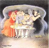 COCKTAIL NAPKINS - HAPPY HOUR