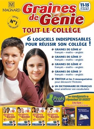 Graines de génie : Tout le college (6e, 5e, 4e, 3e)