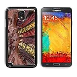 Luxlady Premium Samsung Galaxy Note 3 Aluminium Snap Case Decorative fall display with corn and leaves IMAGE 23947158