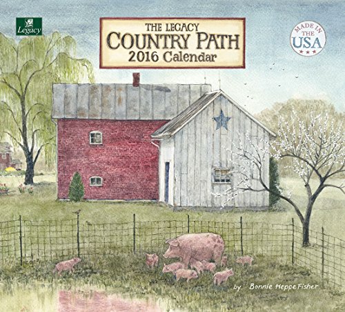 Legacy Publishing Group 2016 Wall Calendar, Country Path (WCA21198)