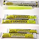 Emergency Light Stick - Yellow - High Intensity - 30 Minutes - Case of 50