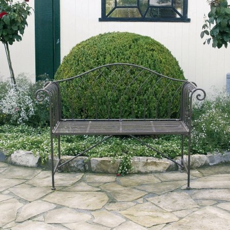 Gartenbank NERO Metallbank Bank Sitzbank 130cm