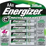 Energizer Rechargeable AA Nimh Batteries (8 Pack)