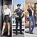BUNDLE LOT OF 3 PRETTY GIRLS DANGEROUS CURVES PRATTY WOMAN POLICE WOMAN OFFICE WOMAN BEAUTYFUL GIRLS 1/24 MASTER BOX 24026 24027 24028