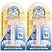 Bullibone Nylon Dog Chew Toy Small Nylon Bone - Improves Dental Hygiene, Easy to Grip Bottom, and Permeated with Flavor (2-Pack, Bacon)
