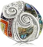 Color Shell Slide Scarf Jewelry