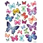 26 Vibrant Butterflies Vinyl Peel & Stick Home Wall Sticker Decals