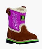 John Deere Johnny Popper Pink Baby Boots
