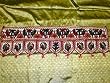 Toran White Peacock Hand Embroidered Wall Tapestry Valance