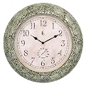 Metal Case with Enhanced Glass Outdoor Wall Clock