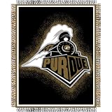 Purdue Boilermakers Triple Woven Jacquard NCAA Throw (019 Focus) by Northwest (48x60)