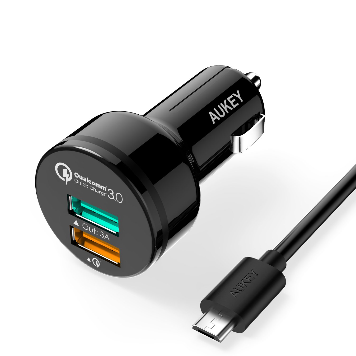 Caricabatteria per Auto Aukey Quick Charge 3.0