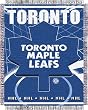 TORONTO MAPLE LEAFS 48"x 60" Triple Woven Jacquard KNIT THROW BLANKET