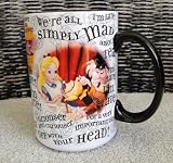 Disney Parks Alice in Wonderland Mad Hatter Cheshire Cat Ceramic Mug NEW