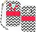 Wireless Fones TM Chevron Bow Flower Wallet Flip Hard Case Cover for Samsung Galaxy Ace Style / SM-G310 / S765C for Net 10 Straight Talk Tracfone