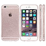 Highend berry iPhone 6 4.7インチ 落下防止 用 ストラップホール 保護キャップ 一体型 ラメ 入り ソフト TPU ケース ストラップ付き ピンク