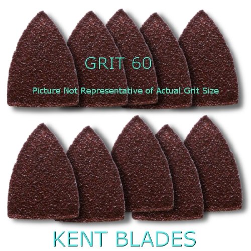 10 pcs Oscillating Multi-Function Sanding Paper Grit 60