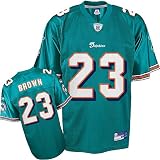 Reebok Miami Dolphins Ronnie Brown Youth Replica Jersey-Size: Large