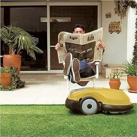 Friendly Robotics RoboMower 21-Inch Automatic Cordless Electric Lawn Mower #RL850 from Electric Mowers