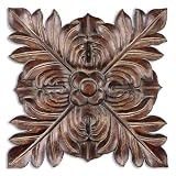 Uttermost, Four Leaves Plaque, Metal Wall Art