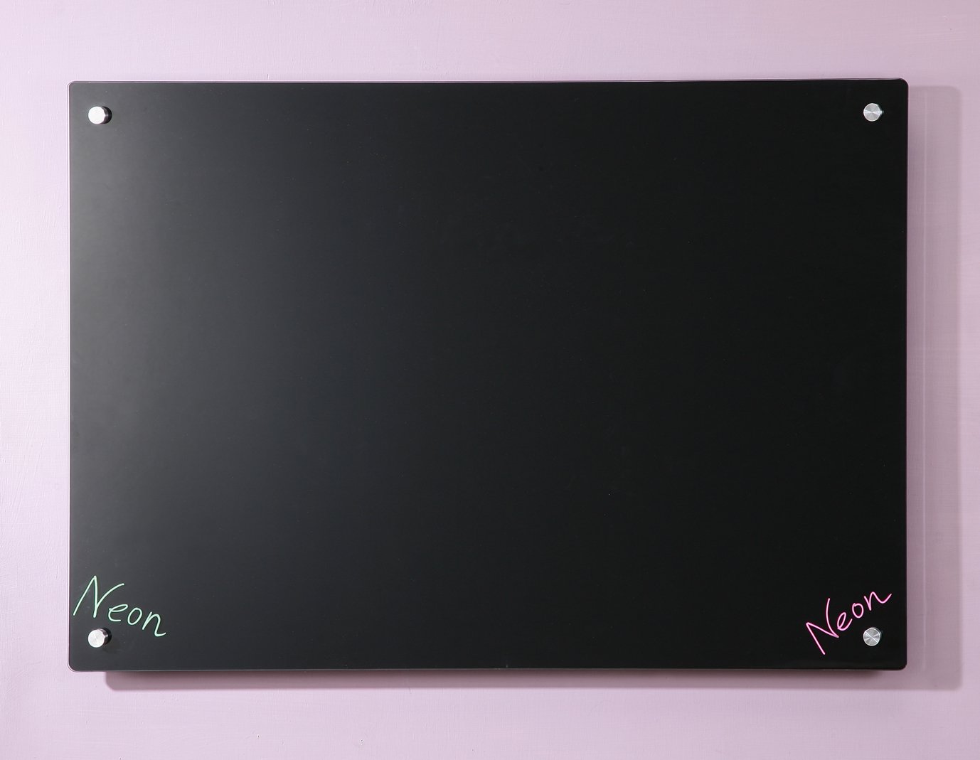 White or Black Glass Dry Erase Boards Clean and Unique