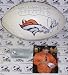 John Elway Autographed/Hand Signed Denver Broncos Logo Football