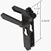 C.R. LAURENCE K5063 CRL Screen and Storm Security Door Mortise Lock Levers for Academ...