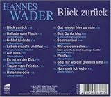 Eigenschaften Hannes Wader  / Blick zurück (das Beste aus den 80er Jahren)