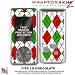 Argyle Red and Green WraptorSkinz Skin for LG Chocolate vx8500 phones by TuneTattoozTM