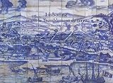 Lisbonne avant le Tremblement de terre de 1755 : Le panneau (1700-1725) du musée de l'Azulejo Lisbonne avant le Tremblement de terre de 1755 : Le panneau (1700-1725) du musée de l'Azulejo