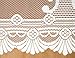 Ritz Linen Lace Tablecloth, 53 x 73 in, White
