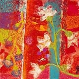 Posters: Flowers Poster Art Print - Japanese Flowers By Melo (20 x 20 inches)