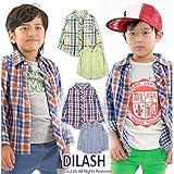(ディラッシュ) DILASH春'16/Wガーゼチェック柄リバーシブル長袖シャツ 80 ライム
