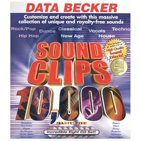 Sound Clips 10,000 by Data Becker
