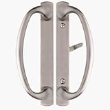 Charlotte Zinc Die-Cast Sliding Glass Door Handle in Antique Nickel Finish