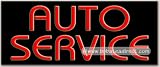 Auto Service Neon Sign (13H x 32L x 3D)