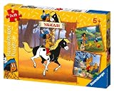 Produkt-Bild: Ravensburger 09308 - Yakari Unterwegs 3 x 49 Teile Puzzle