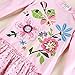 Novatx Long Sleeves Cotton Princess Dress Baby Girls Clothes H5795 Pink