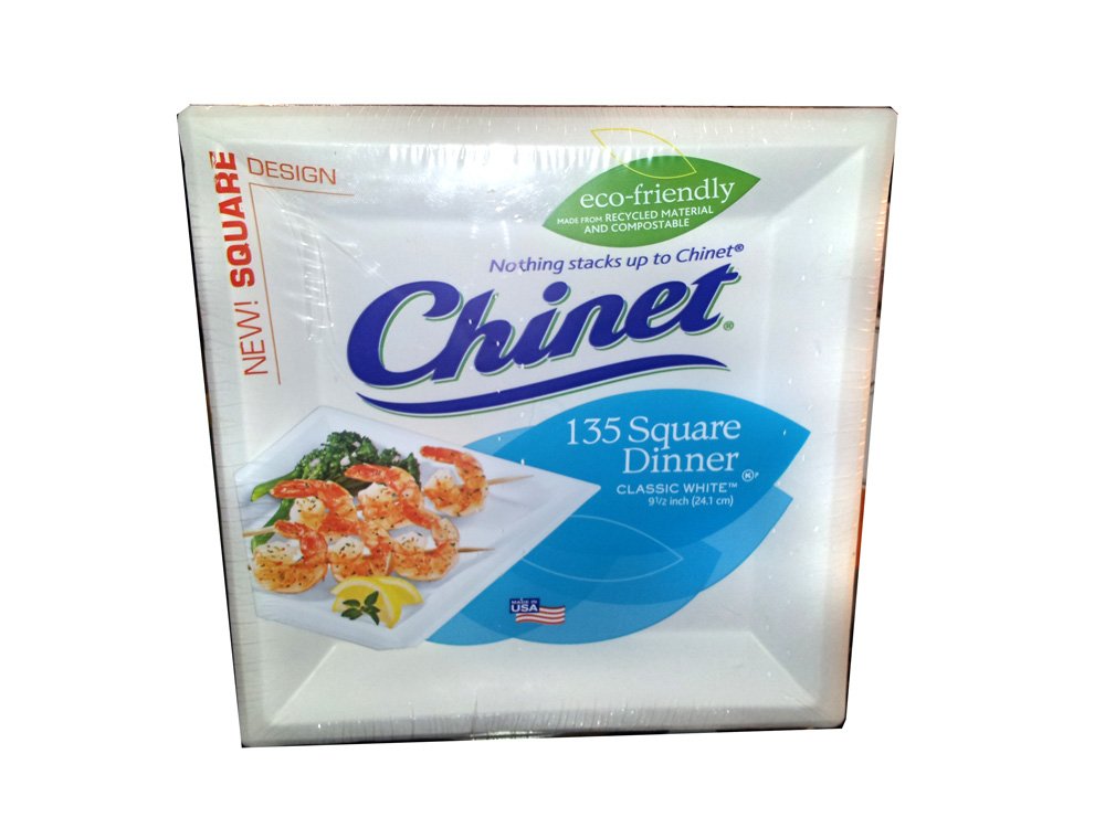 EcoFriendly Square Paper Dinner Plates 135 ct. eBay