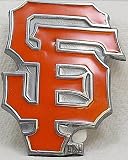 San Francisco Giants Enamel Pewter Buckle, MLB Baseball Buckle