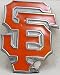 San Francisco Giants Enamel Pewter Buckle, MLB Baseball Buckle