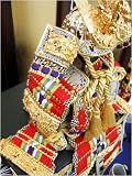 ★秀光オリジナル限定品★五月人形・鎧コンパクト収納式飾りセット 赤と金金具の人気の組み合わせが収納できるサイズで登場