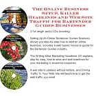 The Online Business Setup, Killer Headlines, Web Site Traffic for Bartender Guides... by J Bowman J Orr