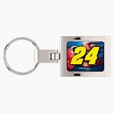 #24 JEFF GORDON PREMIUM DOMED KEYCHAIN