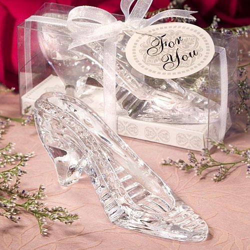 Princess Collection Glass Shoe Favors, 60