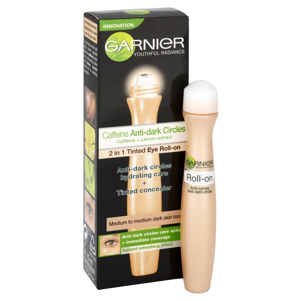 Garnier 2in1 Tinted Eye Rollon Medium to Dark Skin Anti Dark Circles